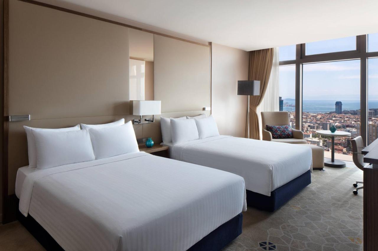 Chambre Lits Jumeaux Exécutive avec Accès au Salon - Vue sur Mer