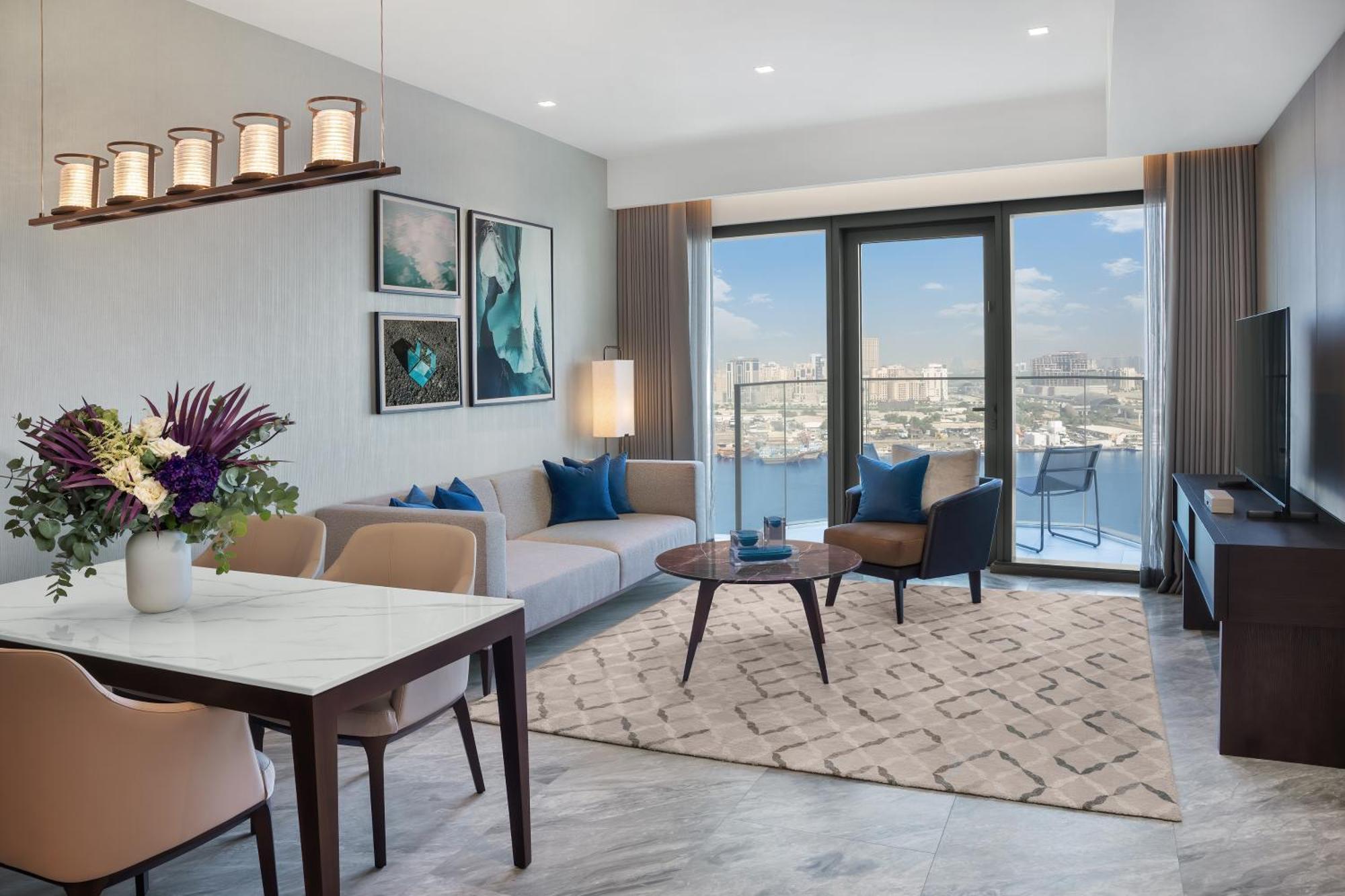Suite Skyline avec Vue sur Crique et Accès au Salon Club - Boissons et Canapés en Soirée, Rafraîchissements toute la Journée, Lit King Size