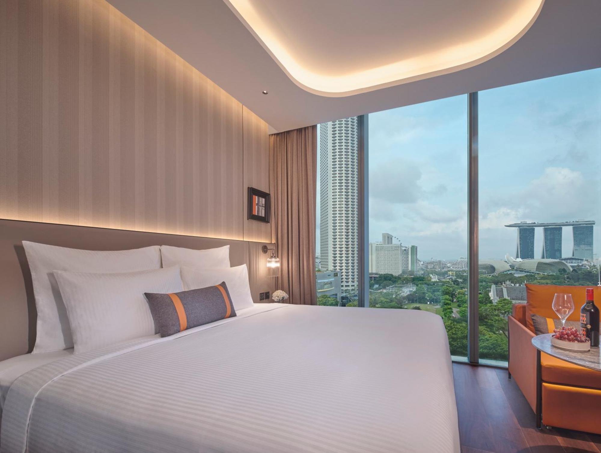 Chambre Lit King-Size Exécutive avec Accès au Salon - Étage Supérieur - Vue sur Baie