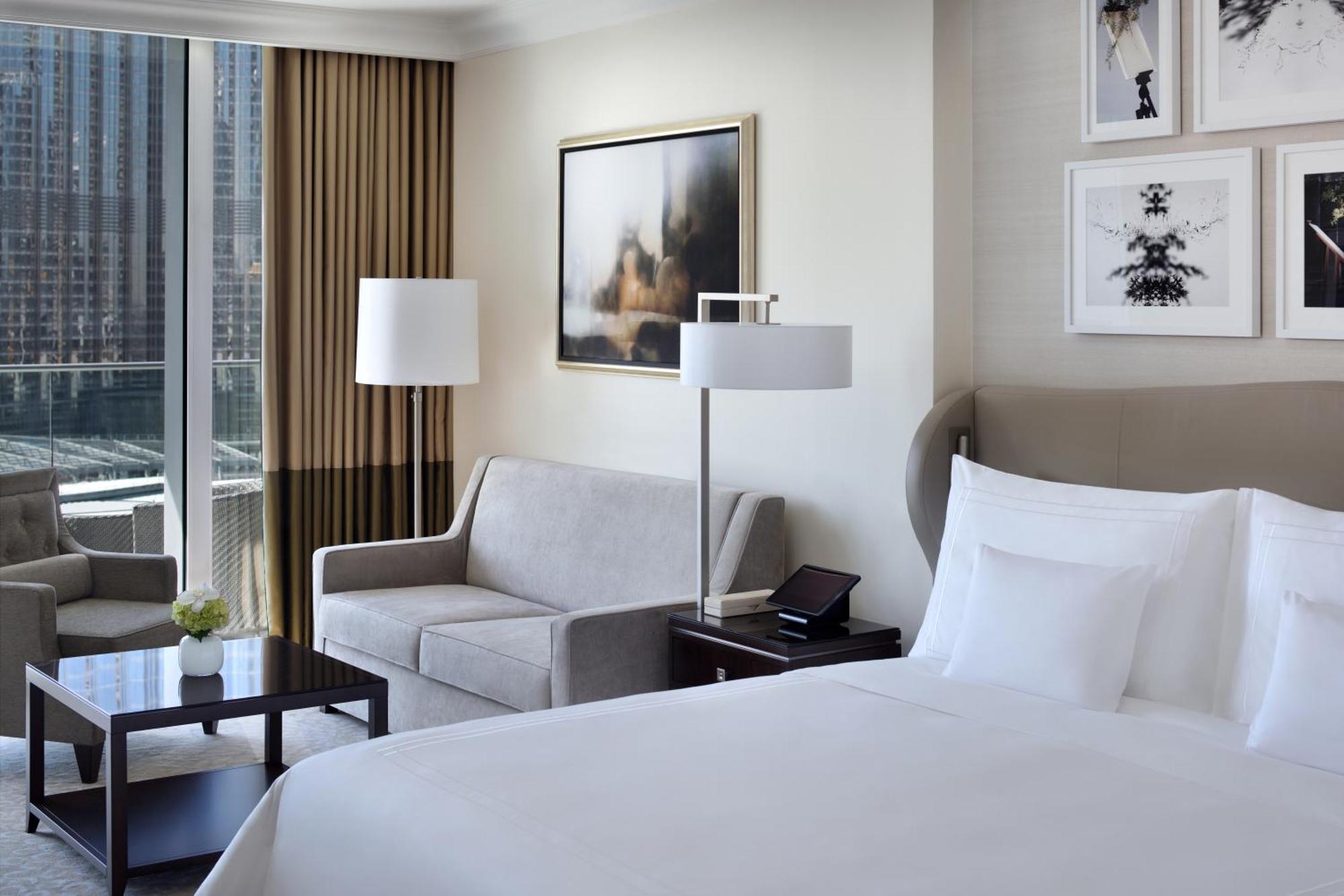 Chambre Lit King-Size Grand Club - Vue sur Burj