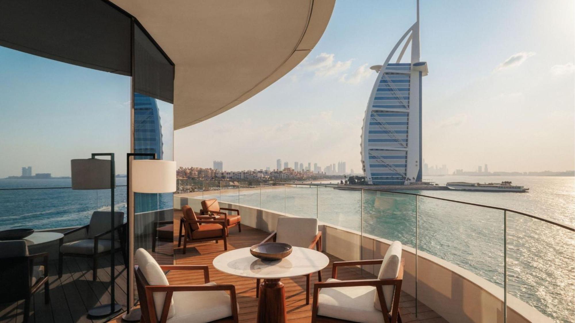 Hébergement Côté Océan - Vue Panoramique sur Burj Al Arab et Marina - Comprend Service de Majordome et Accès au Club de Piscine Iliana