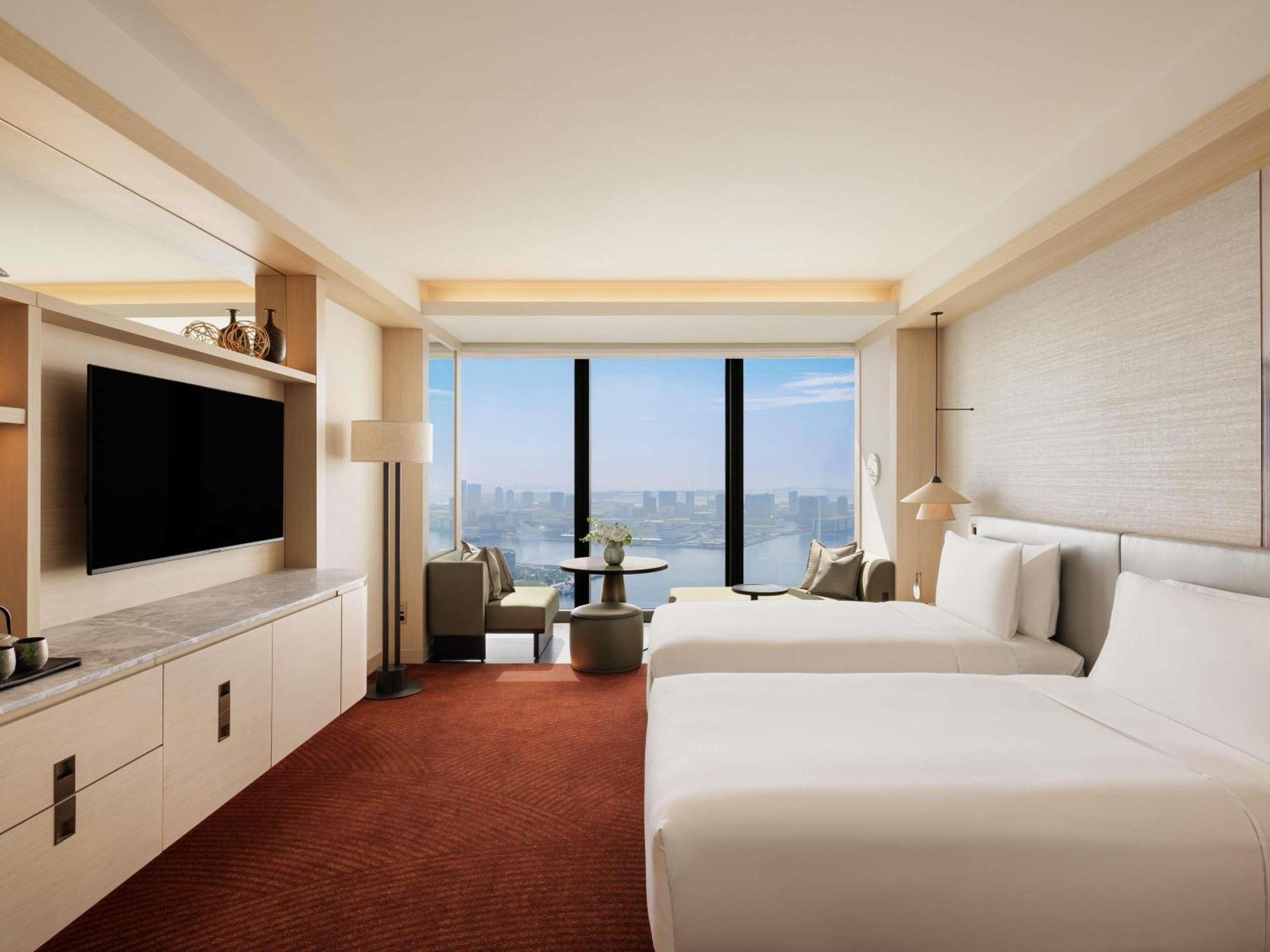 Chambre Lits Jumeaux Fairmont Gold - Vue sur Baie