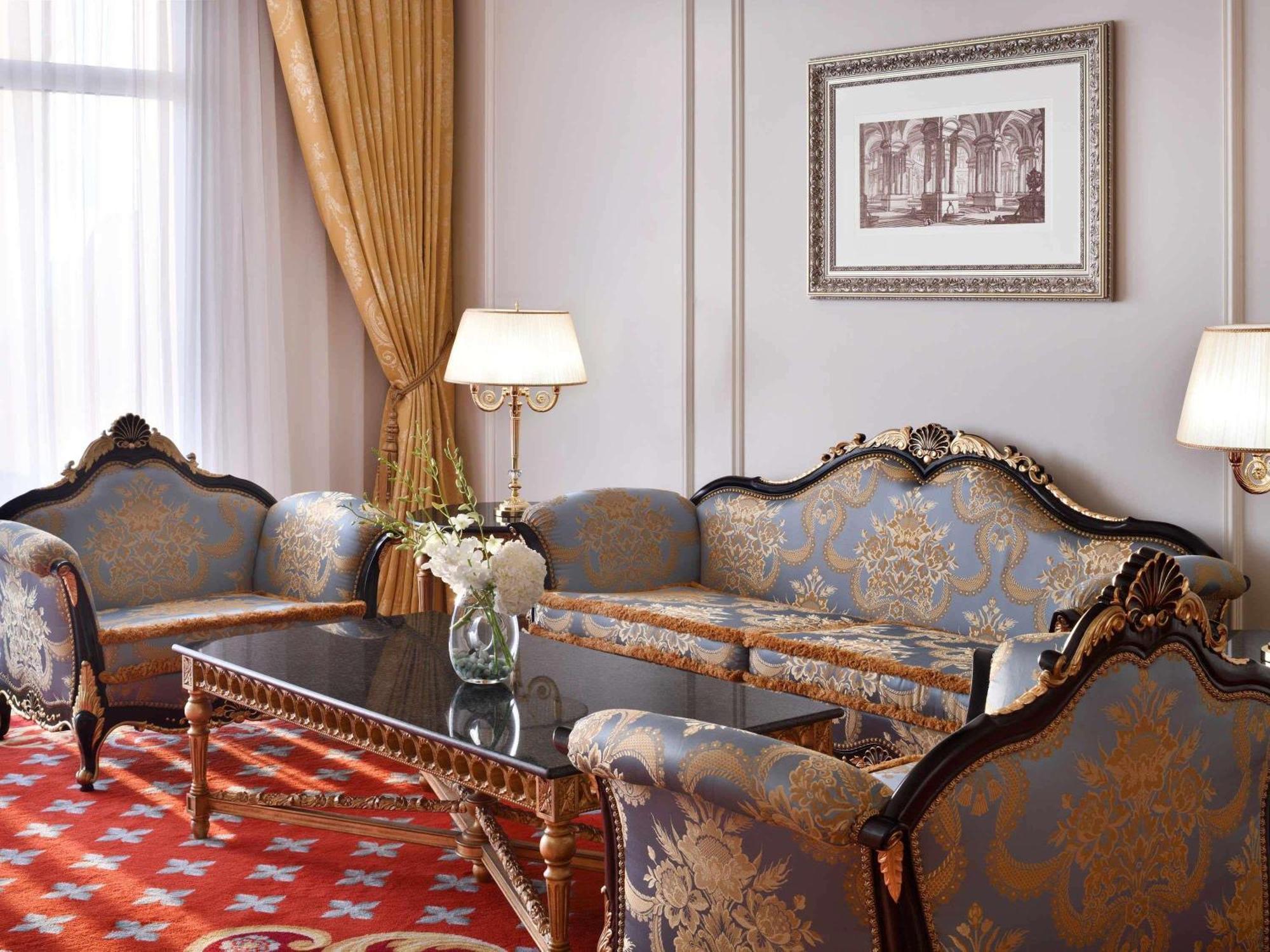 Suite Présidentielle Raffles avec Balcon et Accès au Salon