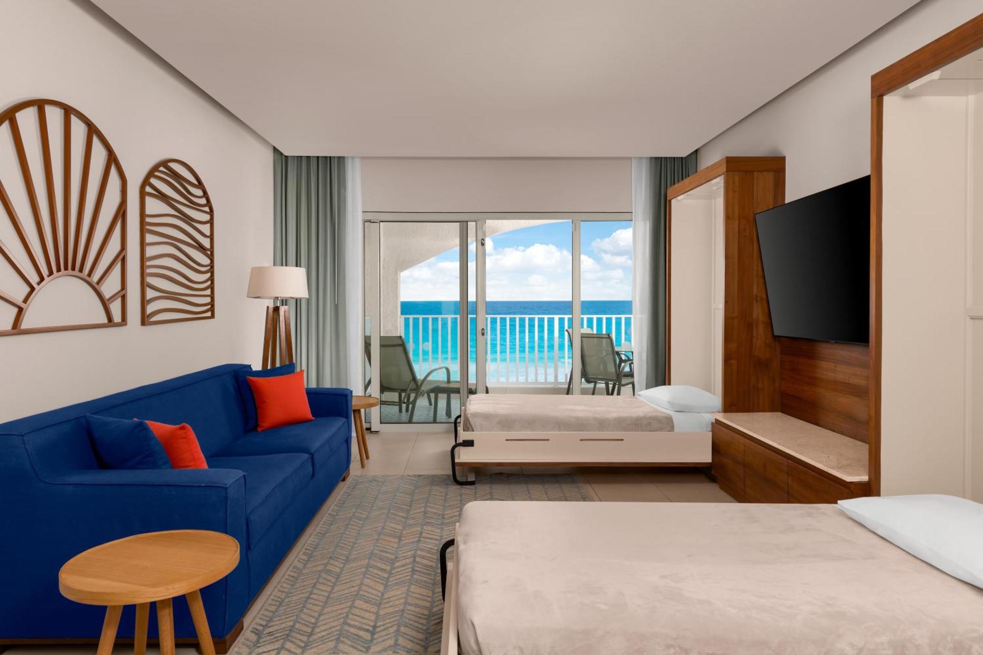 Suite Enclave en Côté Plage avec Un Lit King-Size et Deux Lits Escamotables