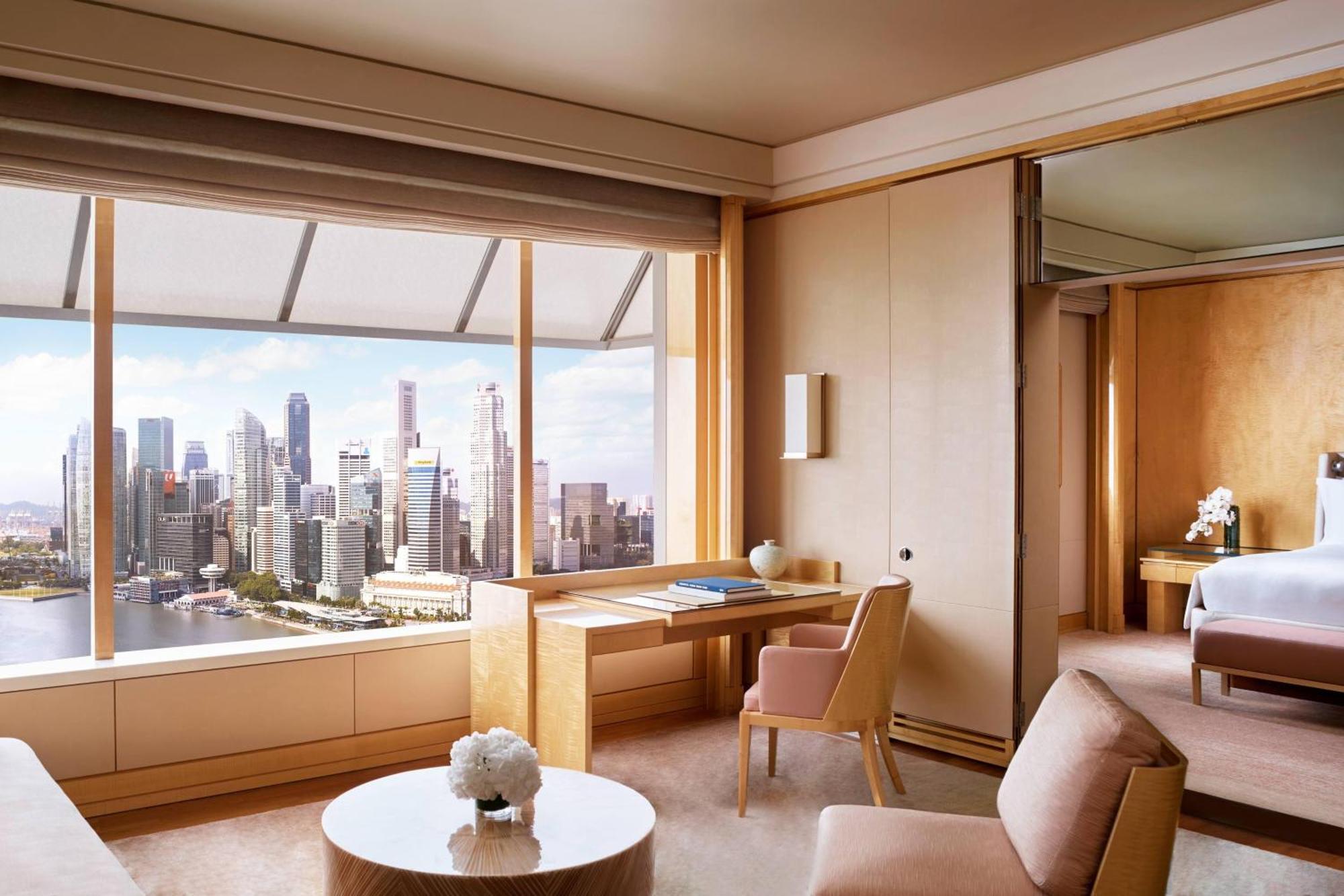 Suite Club Deluxe avec 1 Lit King-Size - Vue sur Marina Bay - Accès au Salon